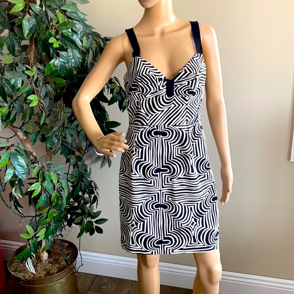 Trina Turk Abstract Print Dress Size 6